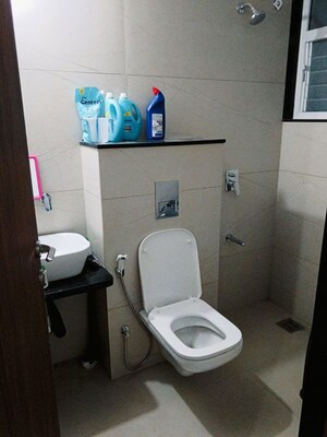 Bathroom in 2 BHK Apartment at Pristine Allure, Kharadi – for Rent