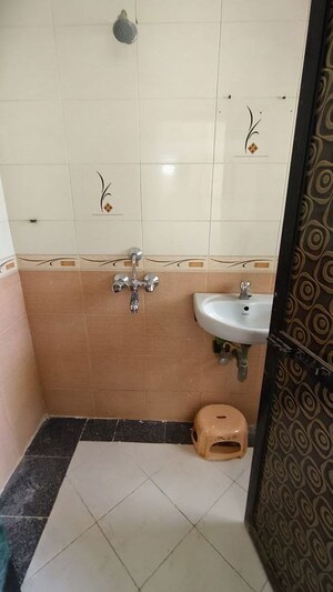 Bathroom in 1 BHK Apartment at Sadguru Complex I, Goregaon East – for Rent