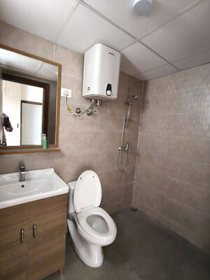 Bathroom in 3 BHK Apartment at Tulip Yellow, Sector 69 – for Rent