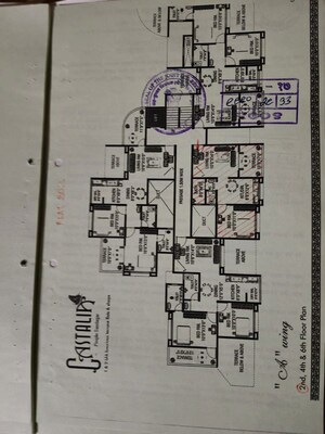 Floor Plan in 1 BHK Apartment at Castalia Apartment, Pimple Saudagar – for Sale