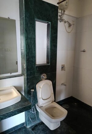 Bathroom in 1 BHK Apartment at Lodha Splendora, Ghodbunder Road – for Rent