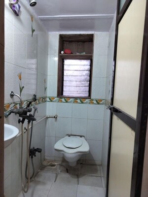 Bathroom in 1 BHK Apartment at Shiv Kirti Apartment, Malad West – for Rent