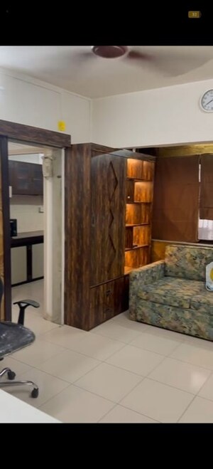Living Room in 1 BHK Apartment at Lokhandwala Complex, Andheri West – for Rent