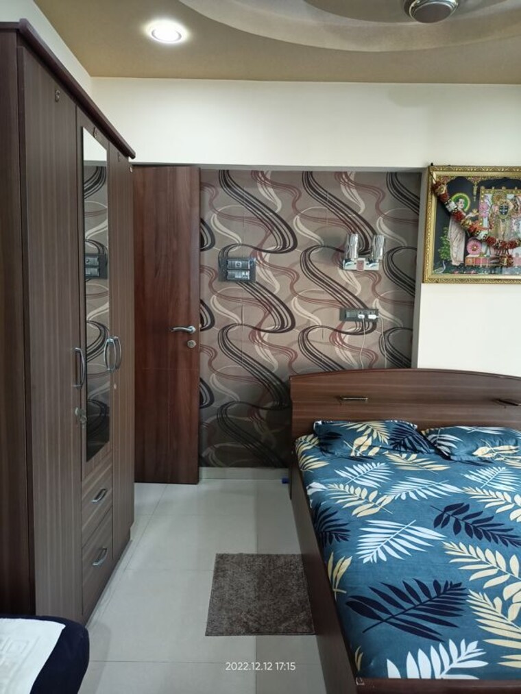 Bedroom, micro-srishti 2 Bedroom 540 Sq.Ft. Apartment In Bhandup West Mumbai 10710809