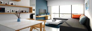 Team Area in 1 BHK Builder Floor at Marathon Neopark, Bhandup West – for Sale