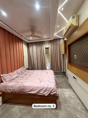 Bedroom in 3 BHK Apartment at Kaustubh Usha Colony CHS, Malad West – for Rent