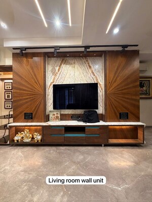 Living Room in 3 BHK Apartment at Kaustubh Usha Colony CHS, Malad West – for Rent