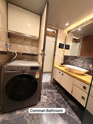 Kitchen in 3 BHK Apartment at Kaustubh Usha Colony CHS, Malad West – for Rent