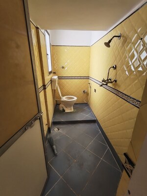 Bathroom in 2 BHK Apartment at Girdhar Park, Malad West – for Rent