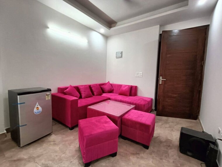 Living Room, chattarpur 1 Bedroom 450 Sq.Ft. Apartment In Chattarpur Delhi 10710914