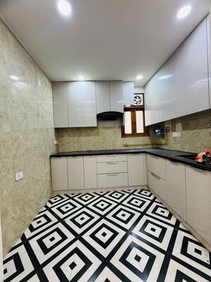 Kitchen in 3 BHK Apartment at Chattarpur – for Rent