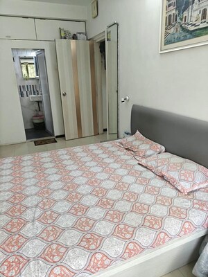 Bedroom in 2 BHK Apartment at Shruti CHS, Kandivali West – for Sale