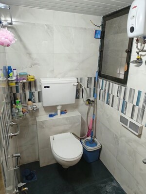 Attached Bathroom in 2 BHK Apartment at Shruti CHS, Kandivali West – for Sale
