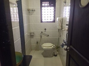 Bathroom in 2 BHK Apartment at Lokpuram CHS, Vasant Vihar – for Rent