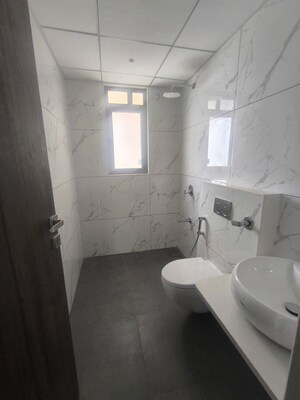 Bathroom in 3 BHK Apartment at Legacy Kairos, Rahatani – for Rent