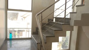 Staircase in 3 BHK Builder Floor at State Bank Colony – for Rent