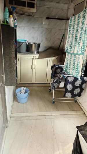 Laundry Area in 3 BHK Builder Floor at State Bank Colony – for Rent