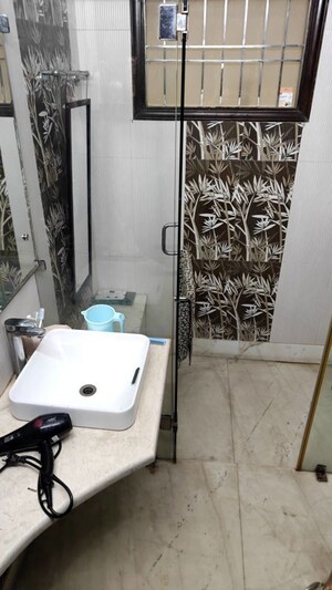 Bathroom in 3 BHK Builder Floor at State Bank Colony – for Rent
