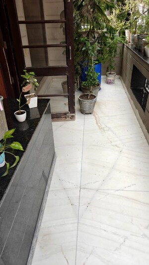Balcony in 3 BHK Builder Floor at State Bank Colony – for Rent