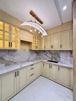 Kitchen in 3 BHK Builder Floor at Uttam Nagar – for Sale