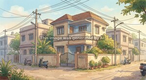  Independent House – Exterior View View at Dipli - for Sale