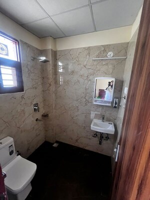 Bathroom in 2 BHK Builder Floor at Sector 42 – for Rent