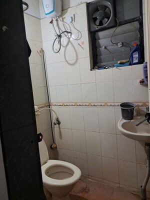 Bathroom in 1 BHK Apartment at Kakade Park, Chinchwad – for Rent