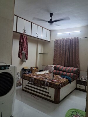 Bedroom in 1 BHK Apartment at Kakade Park, Chinchwad – for Rent