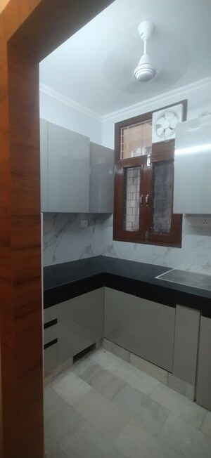 Kitchen in 2 BHK Builder Floor at Khirki Extension – for Rent