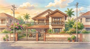  Independent House – Exterior View View at Lajpur - for Sale