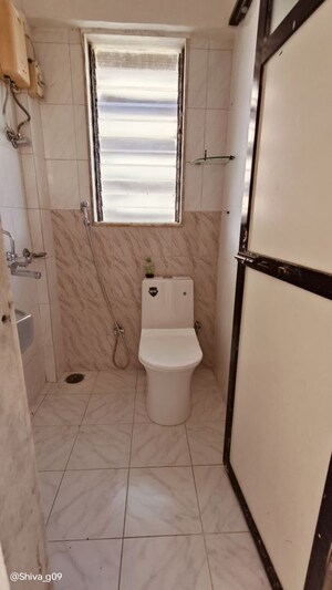 Bathroom in 2 BHK Apartment at Mahim West – for Rent