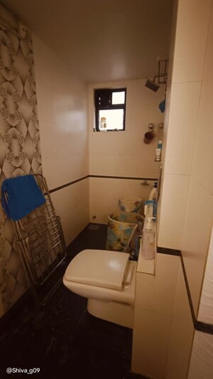 Bathroom in 2 BHK Apartment at Shiv Sagar Nilkanth CHS, Dadar West – for Rent