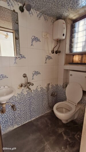 Bathroom in 2 BHK Apartment at Asavari CHS, Prabhadevi – for Rent