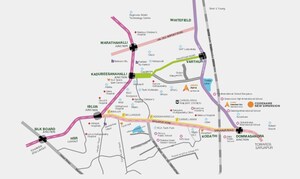 3 BHK Apartment – Map Location View at Abhee Celestial City, Sarjapur - for Sale