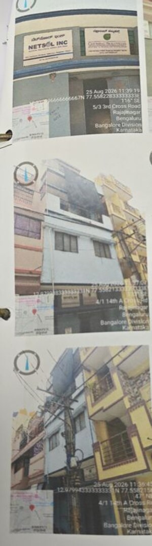  Independent House – Exterior View View at Rajaji Nagar - for Sale