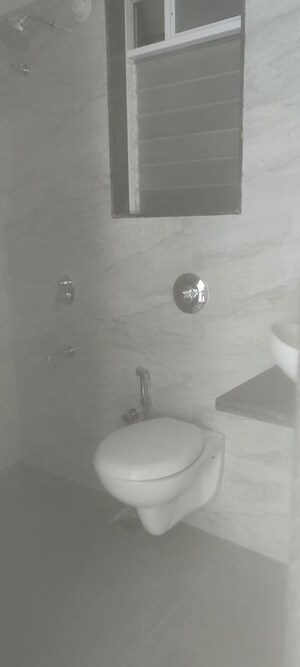 Bathroom in 1 BHK Apartment at Anant Metropolis Insignia Towers, Kasarvadavali – for Rent