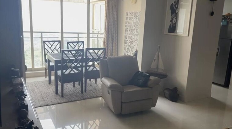 Living Room, omkar-veda-exclusive 2 Bedroom 980 Sq.Ft. Apartment In Parel Mumbai 10711464
