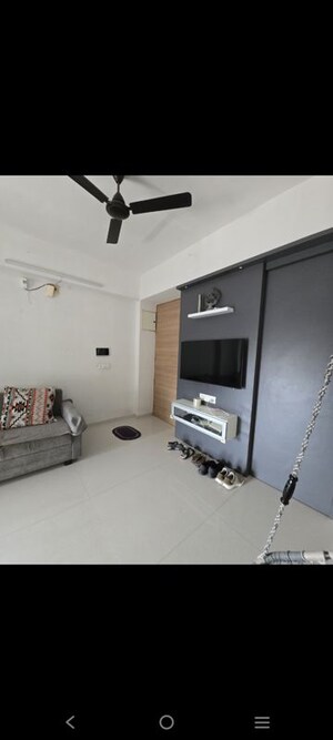 Living Room in 2 BHK Apartment at Vyapti Vandematram Crosswind, Gota – for Rent