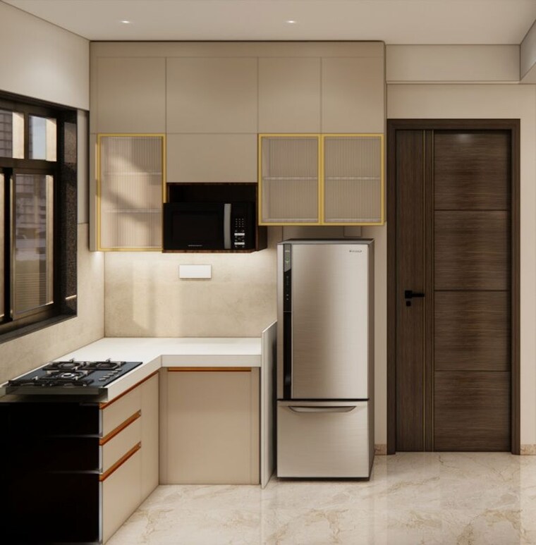 Kitchen, prescon-midtown-bay 2 Bedroom 650 Sq.Ft. Apartment In Mahim West Mumbai 10711487