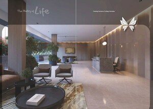 Living Room in 3 BHK Apartment at Goyal Orchid Life, Gunjur – for Sale