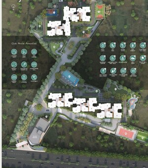 Master Plan in 3 BHK Apartment at Goyal Orchid Life, Gunjur – for Sale