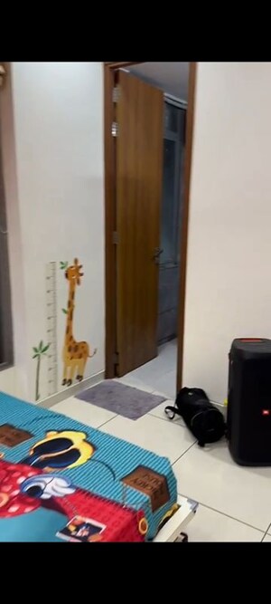 Living Room in 3 BHK Apartment at Shilp Ananta, Shela – for Rent