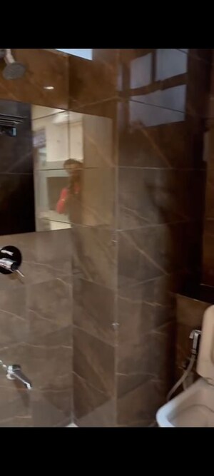 Bathroom in 3 BHK Apartment at Shilp Ananta, Shela – for Rent