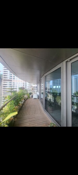 Balcony in 4 BHK Apartment at Lodha Marquise, Worli – for Rent