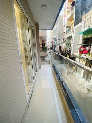 Balcony in 4 BHK Builder Floor at Dwarka – for Rent