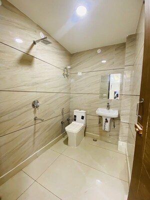 Bathroom in 4 BHK Builder Floor at Dwarka – for Rent