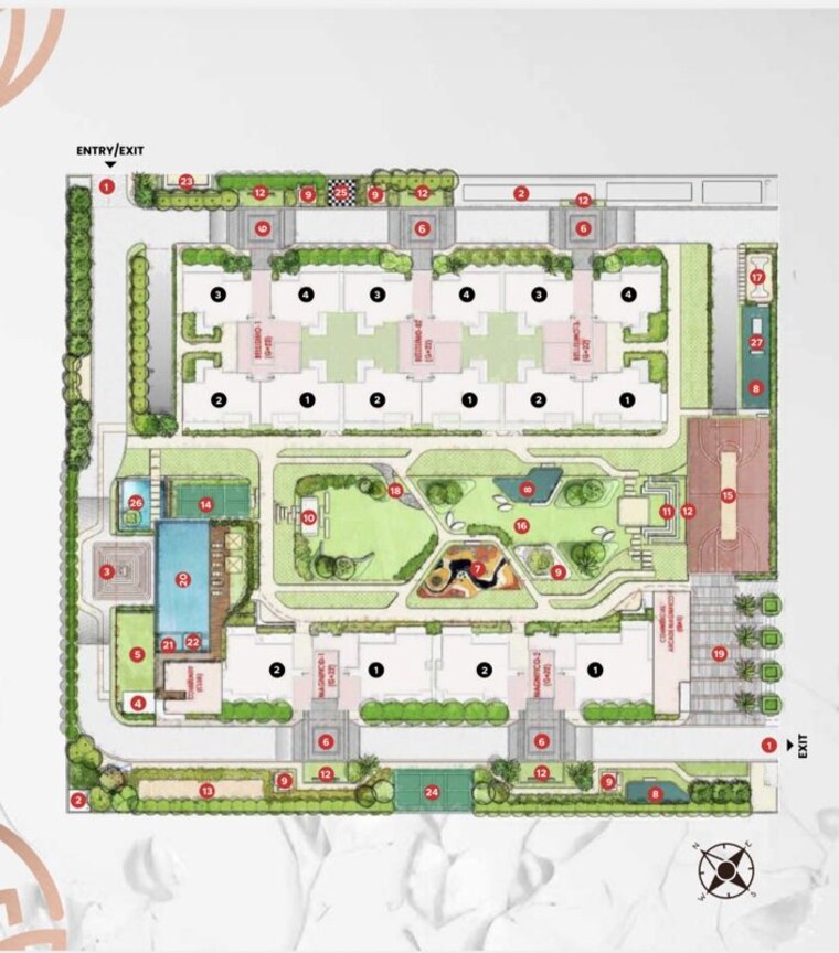Master Plan, eldeco-la-vida-bella 3 Bedroom 1905 Sq.Ft. Apartment In Sector 12 Greater Noida Greater Noida 10711581