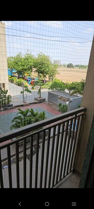Balcony in 2 BHK Apartment at Goyal Orchid Greenfield, Bopal – for Rent