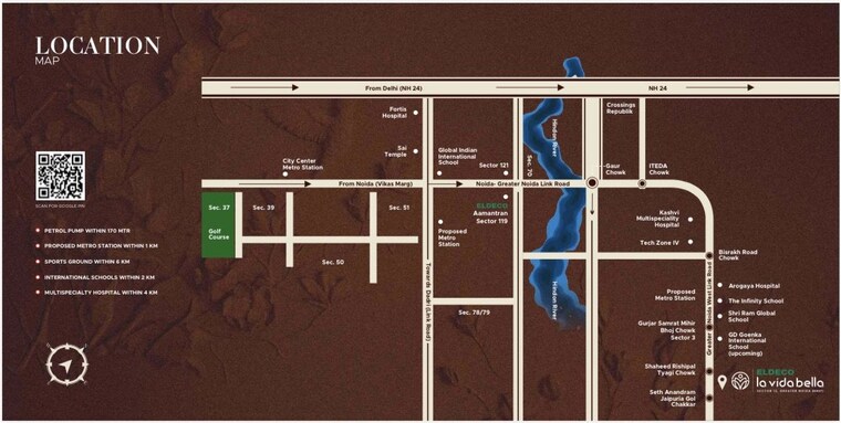 undefined, eldeco-la-vida-bella 4 Bedroom 2755 Sq.Ft. Apartment In Sector 12 Greater Noida Greater Noida 10711592