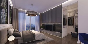 Living Room in 3 BHK Apartment at Kalpataru Vista, Sector 128 – for Sale